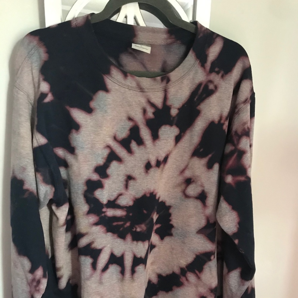 bleach dyed sweatshirt